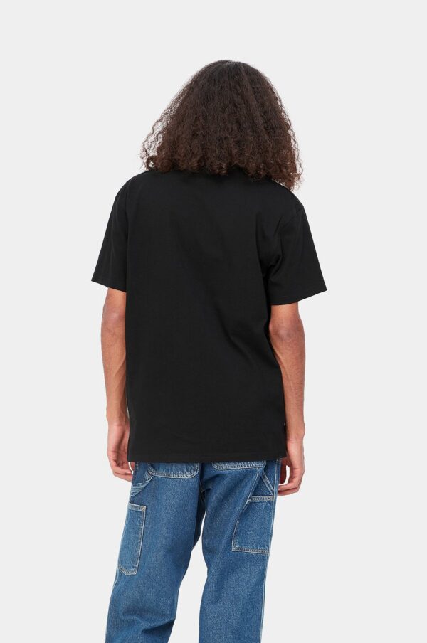 Rudani Black American Script Short Sleeve T-Shirt - Image 5