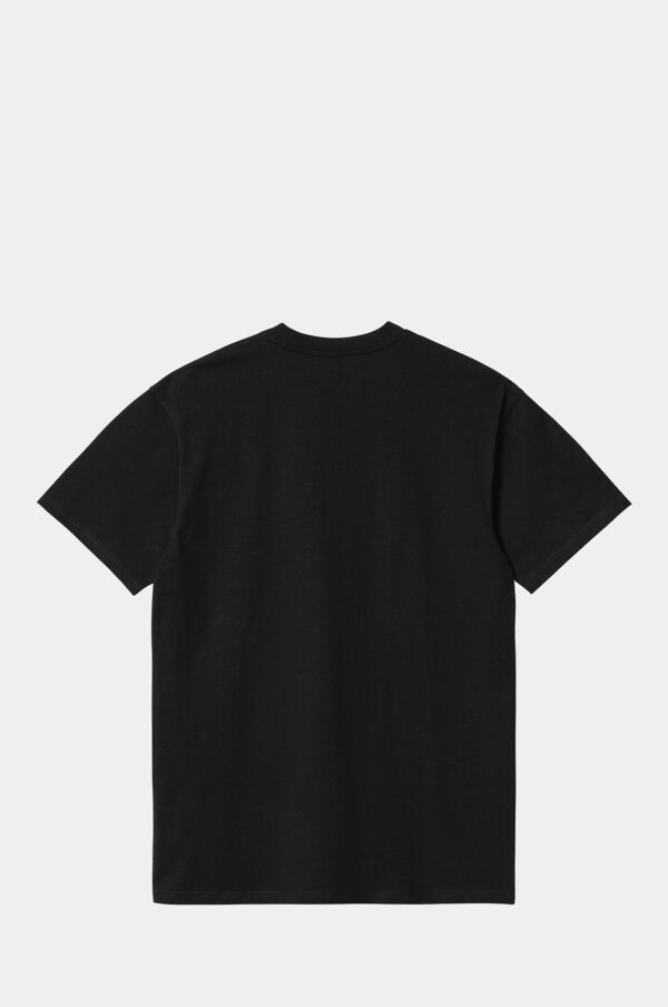 Rudani Black American Script Short Sleeve T-Shirt - Image 3