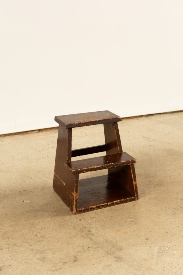 Rudani Early 20th Century Japanese Wood Vendor Stools - Image 5