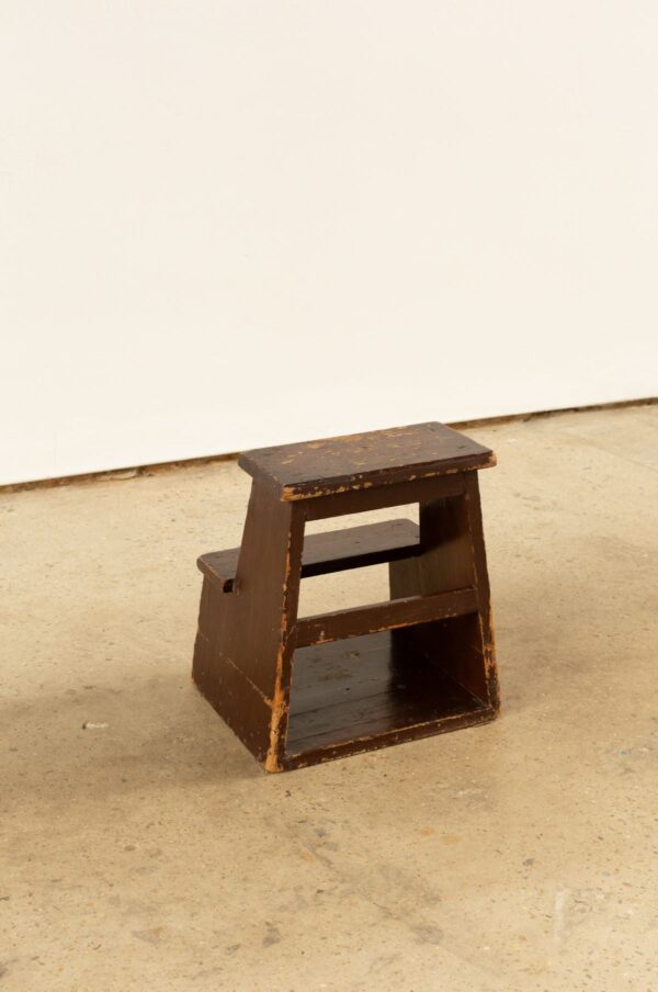Rudani Early 20th Century Japanese Wood Vendor Stools - Image 6