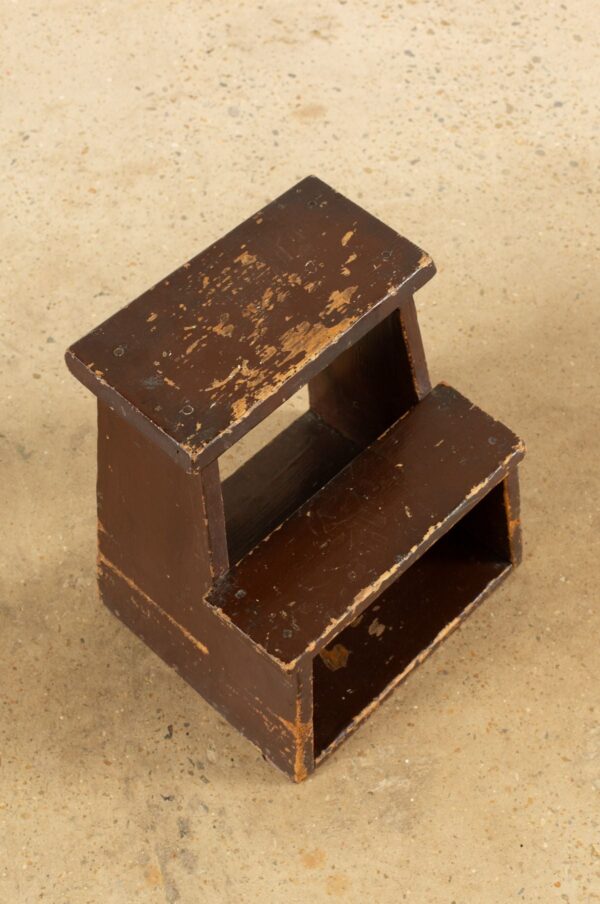 Rudani Early 20th Century Japanese Wood Vendor Stools - Image 7