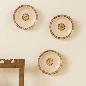 Rudani Mid-Century Italian Hand-Painted Ceramic Plate