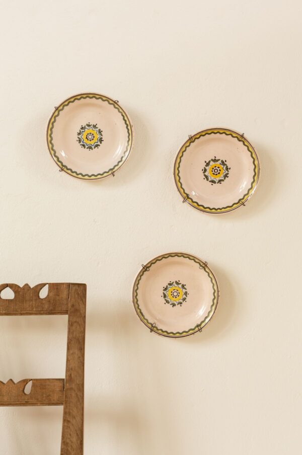 Rudani Mid-Century Italian Hand-Painted Ceramic Plate