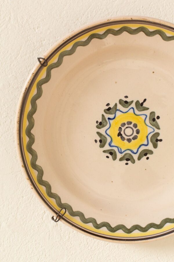Rudani Mid-Century Italian Hand-Painted Ceramic Plate - Image 4