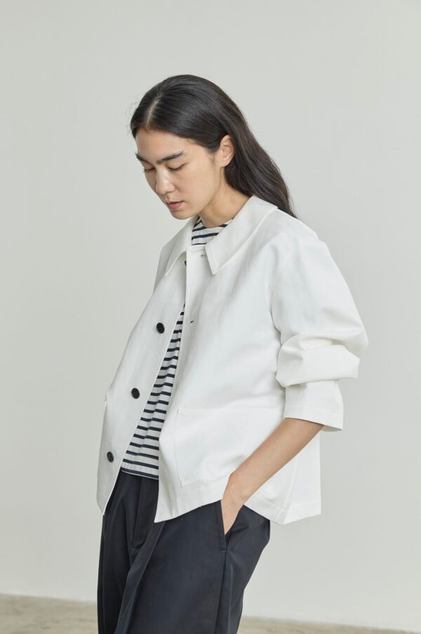 Rudani Dover White Lightweight Jacket - Image 2